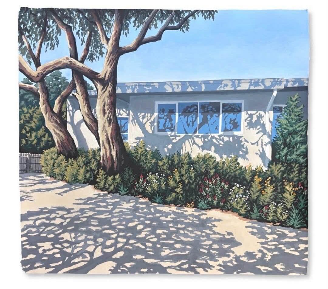 Afternoon, Anglesea, Gouache on Paper by James Mulcahy