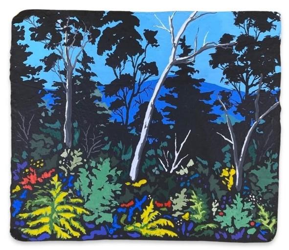 Beech Forest, Gouache on Paper by James Mulcahy