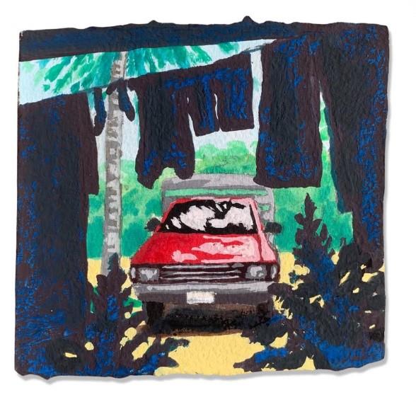 Chevrolet, Gouache and Watercolour on Paper by James Mulcahy