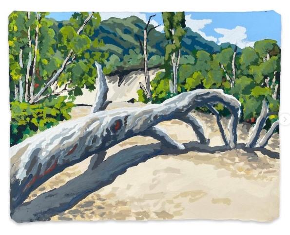 Horseshoe Bay, Gouache on Paper by James Mulcahy