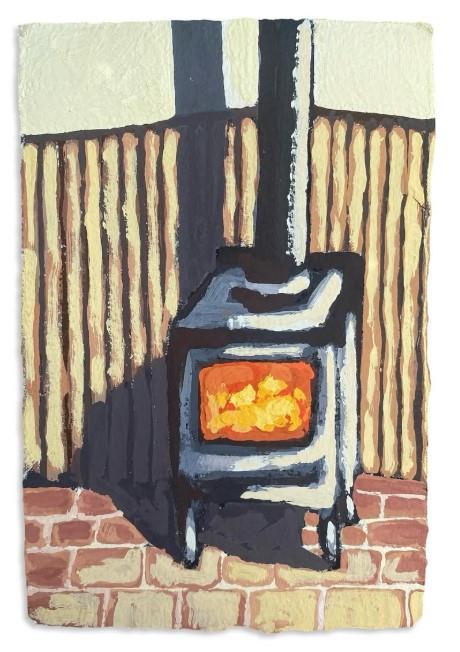 Simon's Cottage, Tanybryn, Gouache on Paper by James Mulcahy