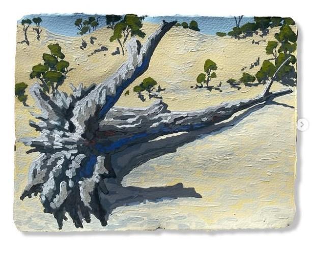 West Point Road I, Gouache on Paper by James Mulcahy